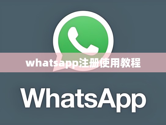 whatsapp注册使用教程