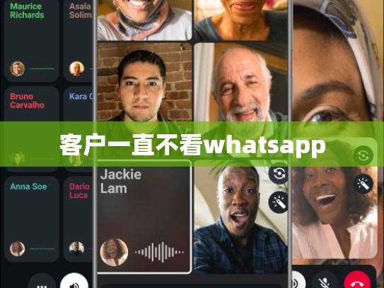客户一直不看whatsapp
