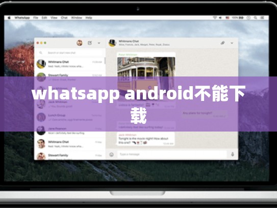 whatsapp android不能下载