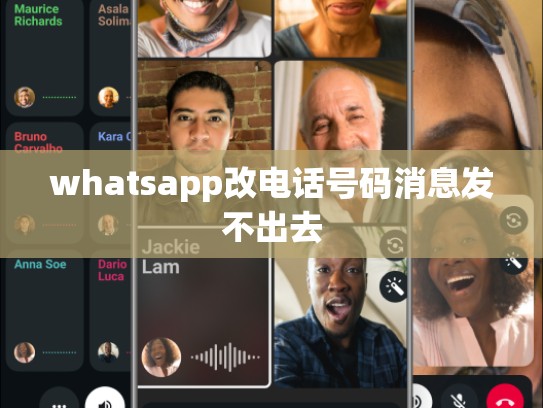 whatsapp改电话号码消息发不出去