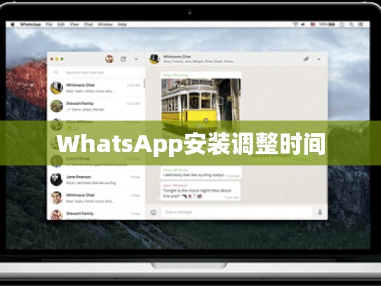 WhatsApp安装调整时间