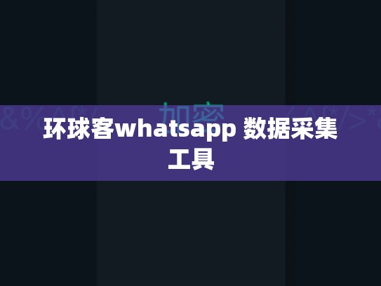 环球客whatsapp 数据采集工具