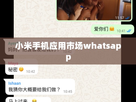 小米手机应用市场whatsapp