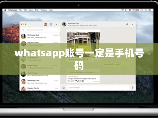 whatsapp账号一定是手机号码