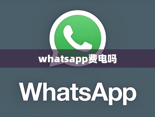 whatsapp费电吗
