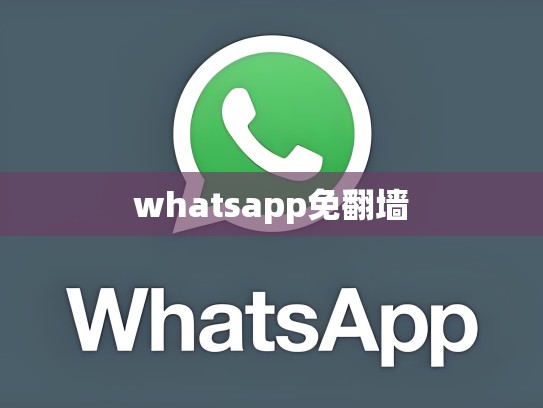 whatsapp免翻墙