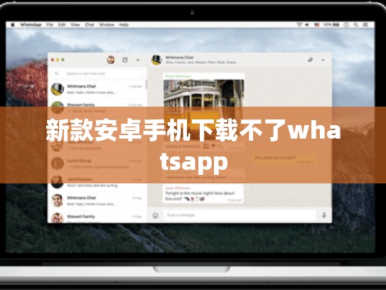 新款安卓手机下载不了whatsapp