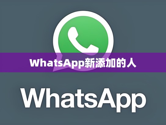 WhatsApp新添加的人