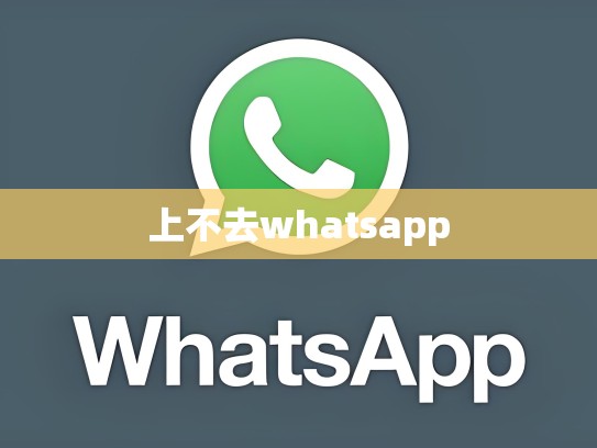 上不去whatsapp