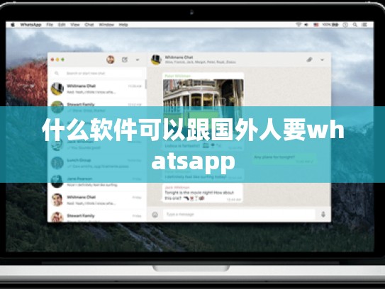 什么软件可以跟国外人要whatsapp