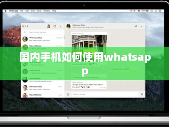 国内手机如何使用whatsapp