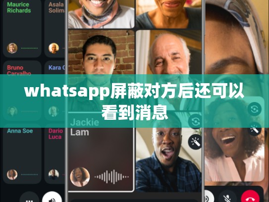 whatsapp屏蔽对方后还可以看到消息