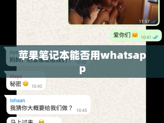 苹果笔记本能否用whatsapp