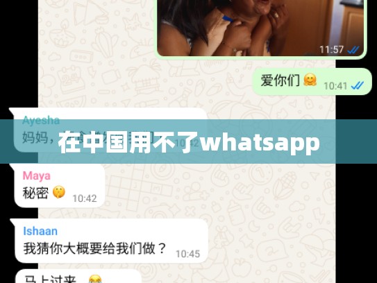 在中国用不了whatsapp