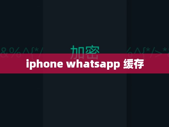 iphone whatsapp 缓存