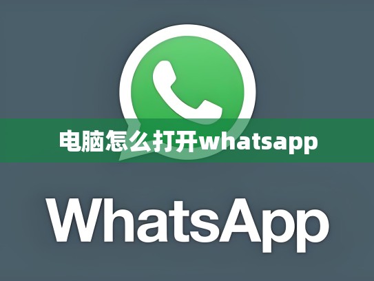 电脑怎么打开whatsapp