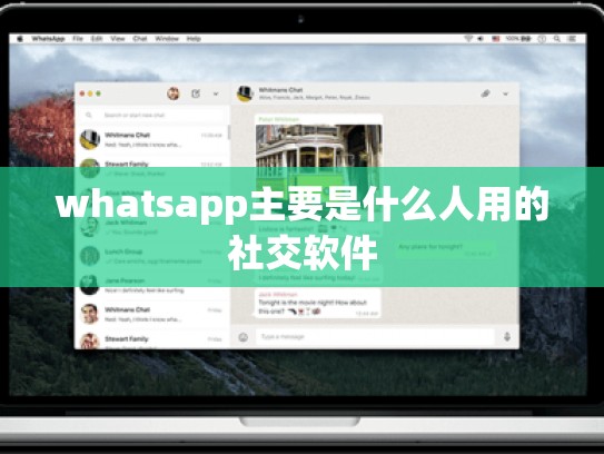 whatsapp主要是什么人用的社交软件