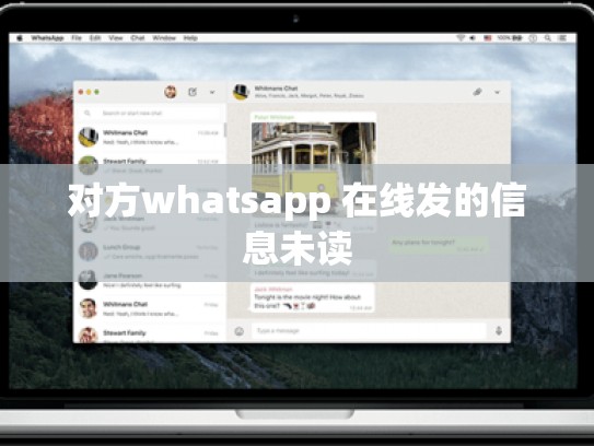 对方whatsapp 在线发的信息未读