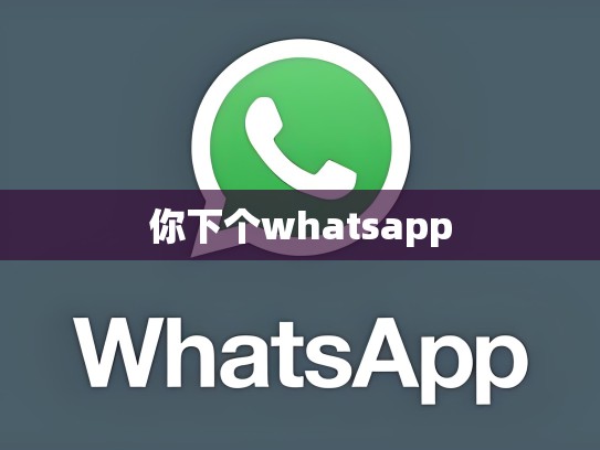 你下个whatsapp