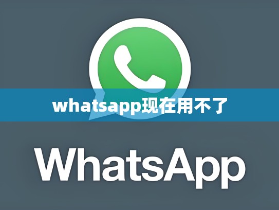 whatsapp现在用不了