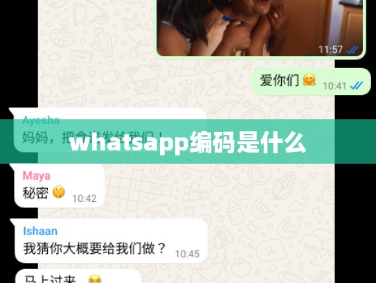 whatsapp编码是什么