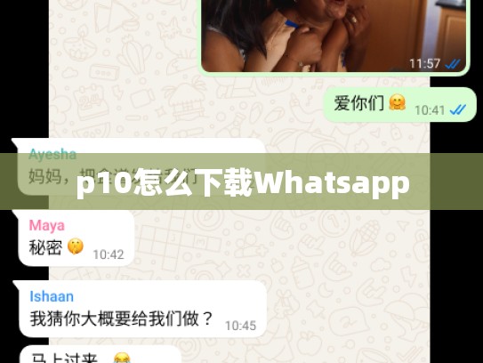 p10怎么下载Whatsapp