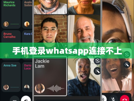 手机登录whatsapp连接不上