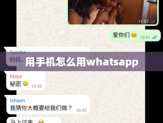 用手机怎么用whatsapp