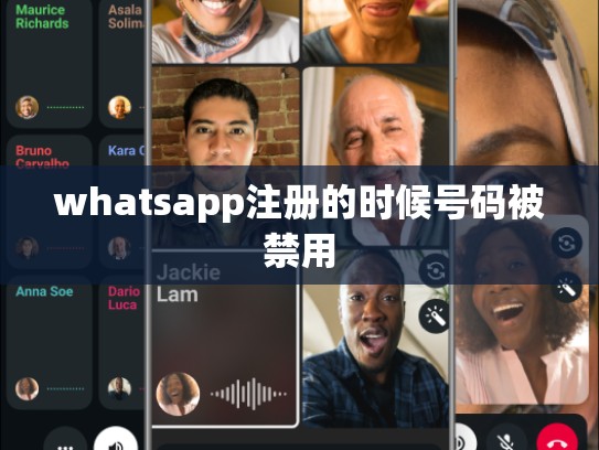whatsapp注册的时候号码被禁用