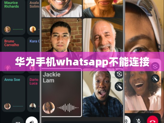 华为手机whatsapp不能连接
