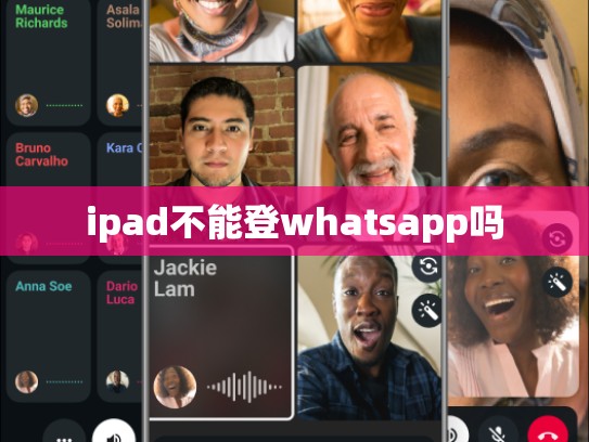 ipad不能登whatsapp吗