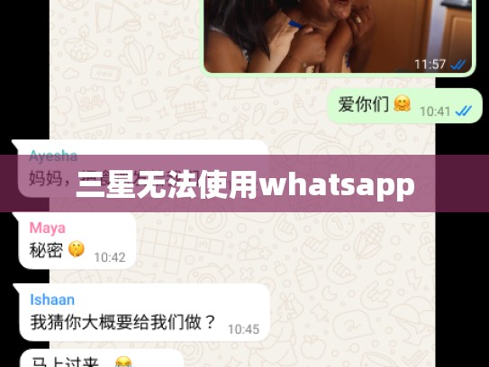 三星无法使用whatsapp