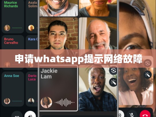 申请whatsapp提示网络故障