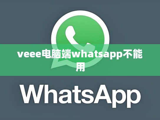 veee电脑端whatsapp不能用