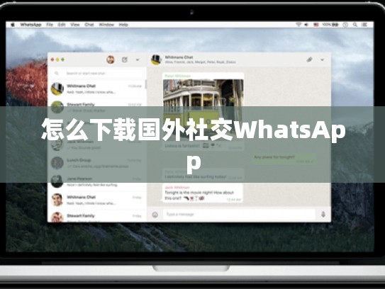 怎么下载国外社交WhatsApp