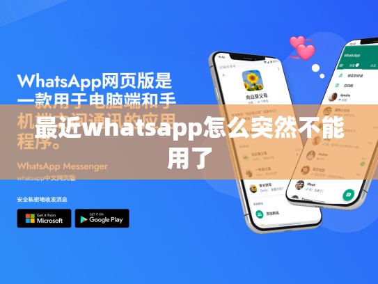 最近whatsapp怎么突然不能用了