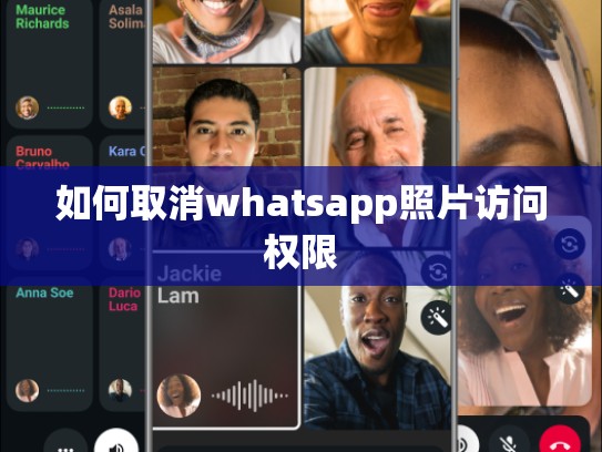 如何取消whatsapp照片访问权限