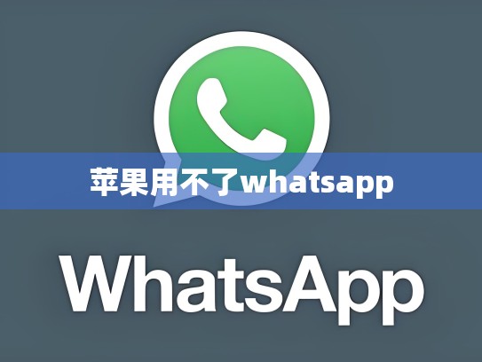苹果用不了whatsapp