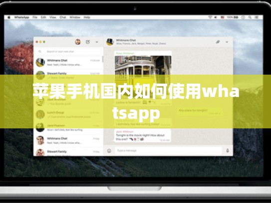 苹果手机国内如何使用whatsapp
