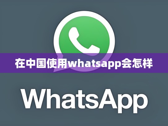 在中国使用whatsapp会怎样