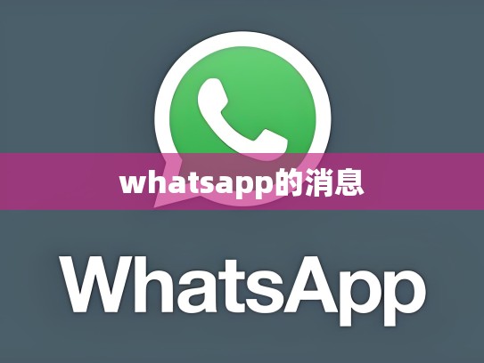 whatsapp的消息