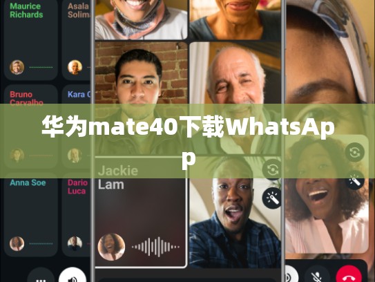 华为mate40下载WhatsApp