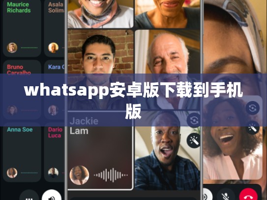 whatsapp安卓版下载到手机版