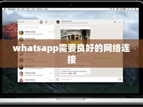 whatsapp需要良好的网络连接