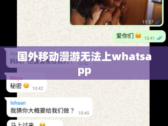 国外移动漫游无法上whatsapp