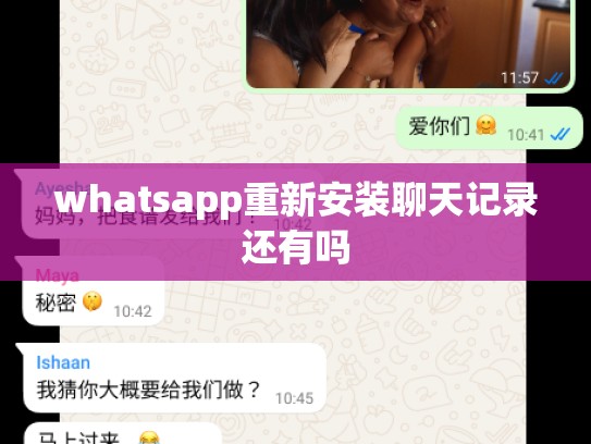 whatsapp重新安装聊天记录还有吗