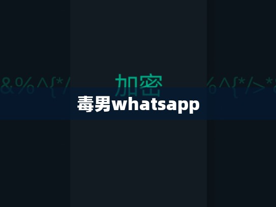 毒男whatsapp