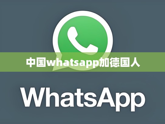 中国whatsapp加德国人