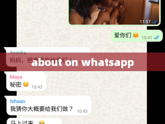 about on whatsapp