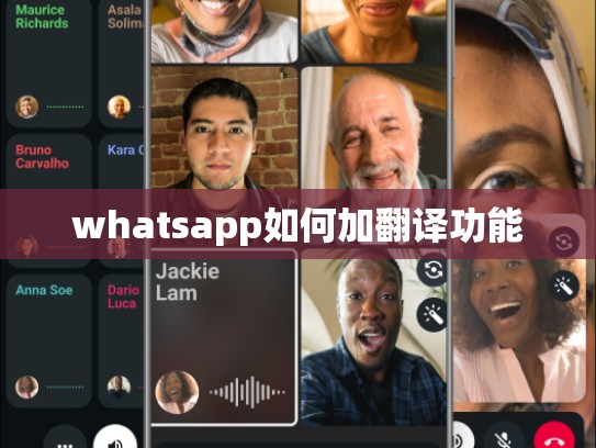 whatsapp如何加翻译功能